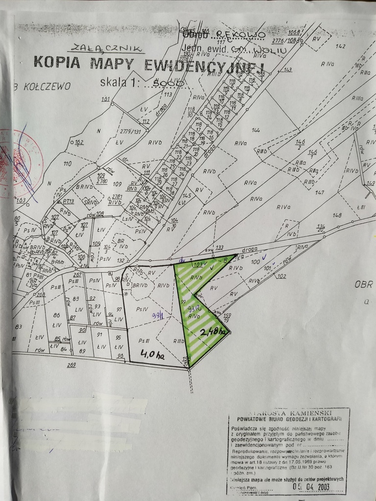 DZIAŁKA ROLNA,RĘKOW0,GM.WOLIN,POW2.4752 HA (5)