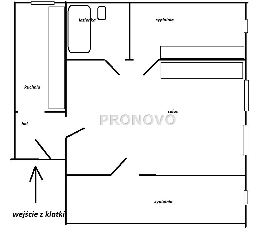Mieszkanie, 3 pok., 40 m2, Szczecin Gumieńce (11)