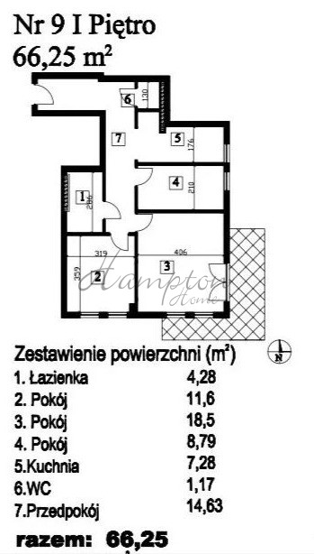 Mieszkanie, 3 pok., 66 m2, Warszawa Bemowo (4)