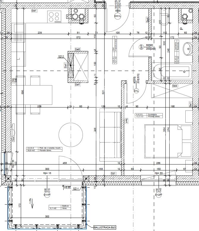 Mieszkanie, 2 pok., 50 m2, Szczecin Gumieńce (2)