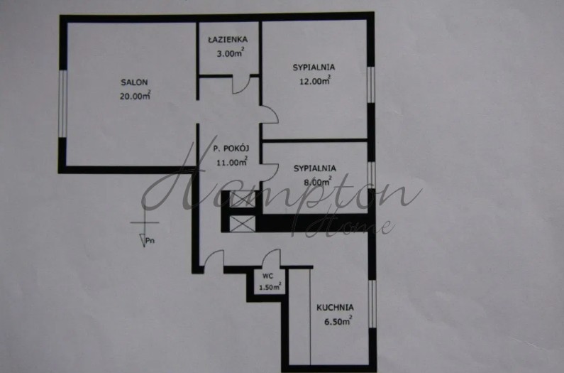 Mieszkanie, 3 pok., 62 m2, Warszawa Mokotów (10)