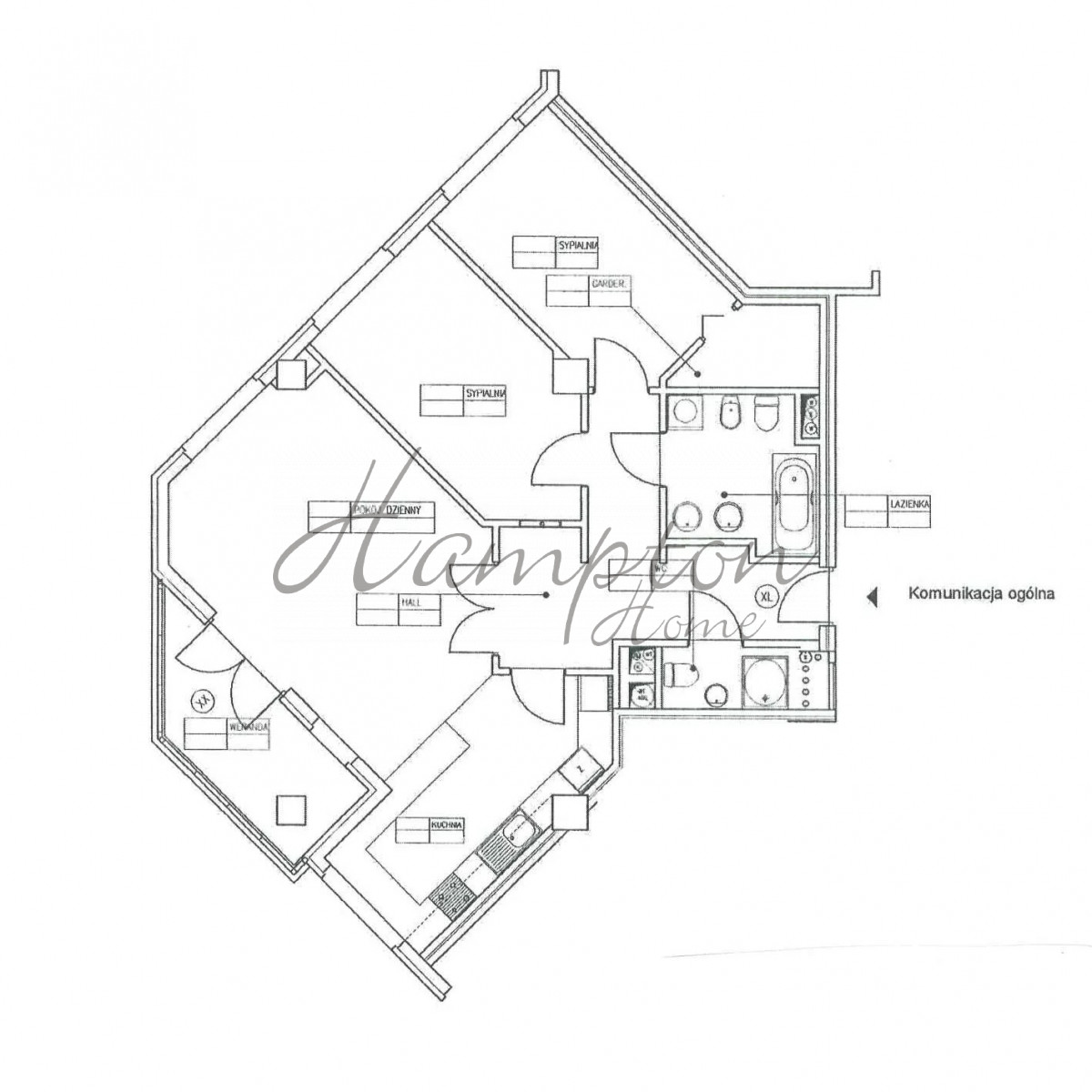 Mieszkanie, 3 pok., 93 m2, Warszawa Śródmieście (5)