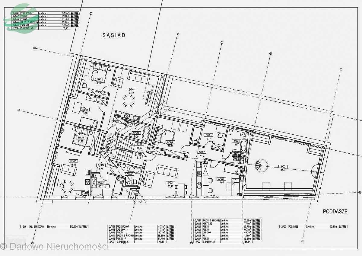 Mieszkanie, 3 pok., 56 m2, Darłowo Śródmieście (14)