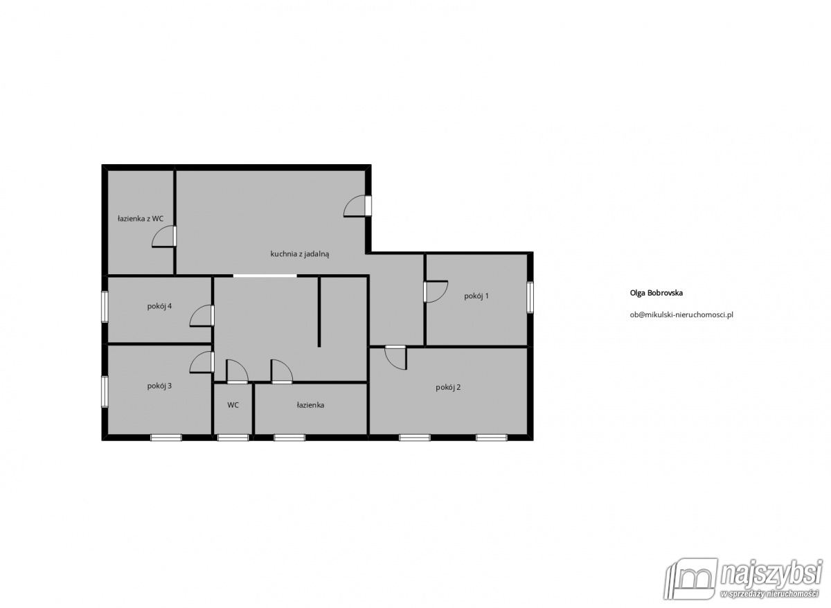 Mieszkanie, 6 pok., 120 m2, Szczecin Dąbie (1)