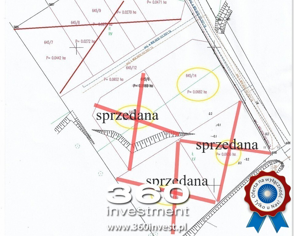 Stepnica ul. Łąkowa działki od 682m3 do 1037m2 (2)