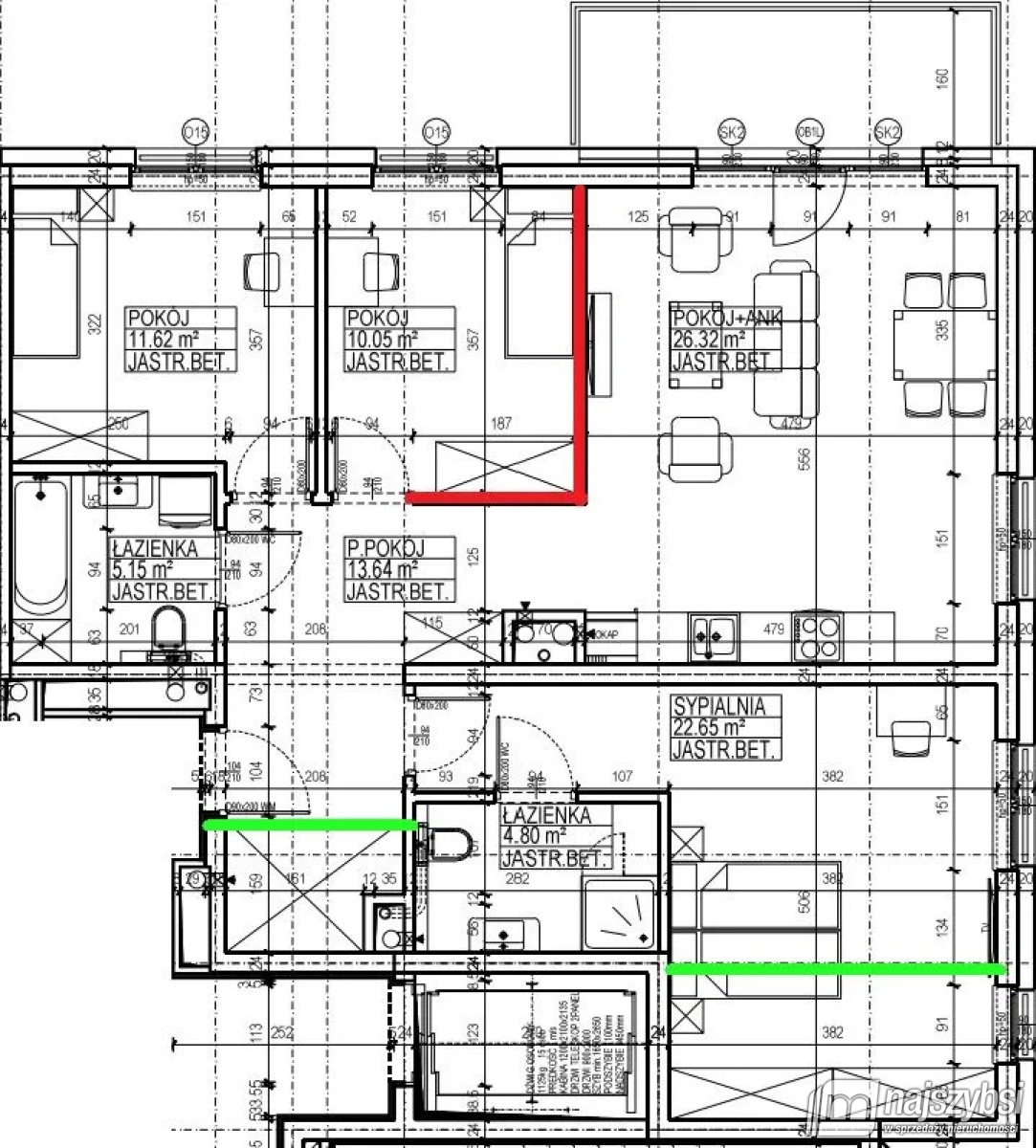 Mieszkanie, 3 pok., 95 m2, Kołobrzeg Miasto (18)