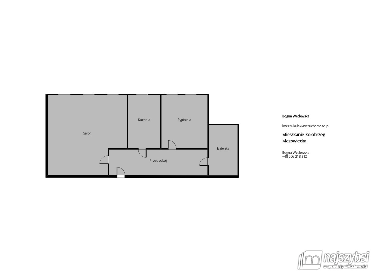 Mieszkanie, 2 pok., 72 m2, Kolobrzeg Miasto (20)