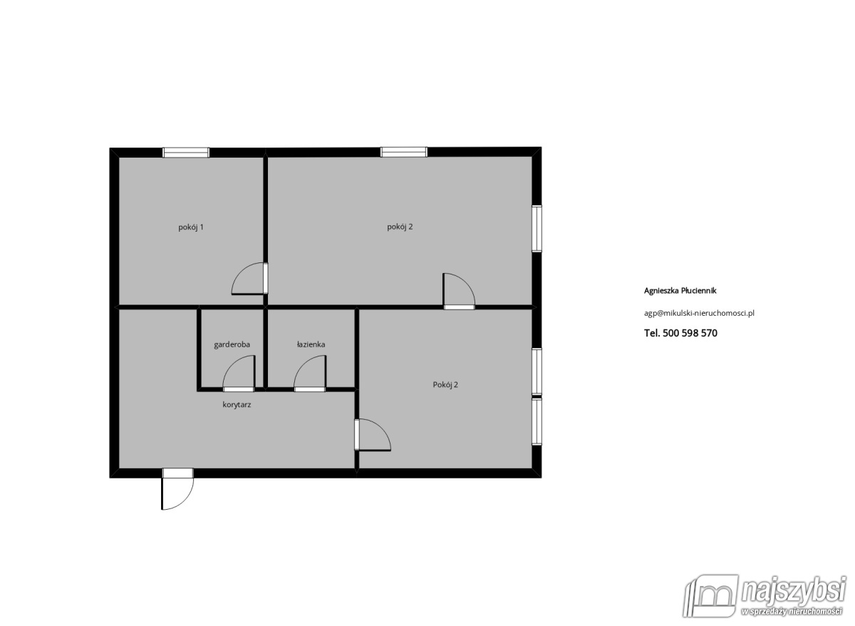 Mieszkanie, 2 pok., 66 m2, Jenikowo  (3)
