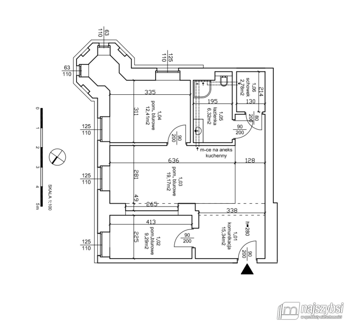 Apartament w stanie deweloperskim w pałacu. (27)