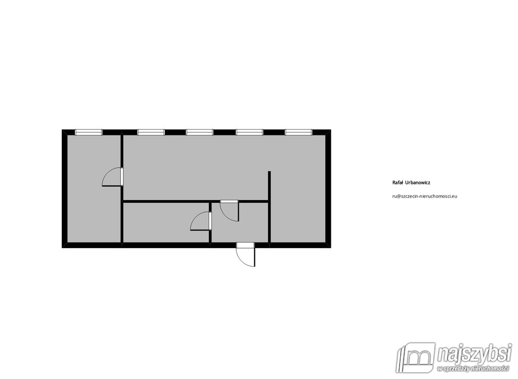 Mieszkanie, 2 pok., 52 m2, Szczecin  (15)