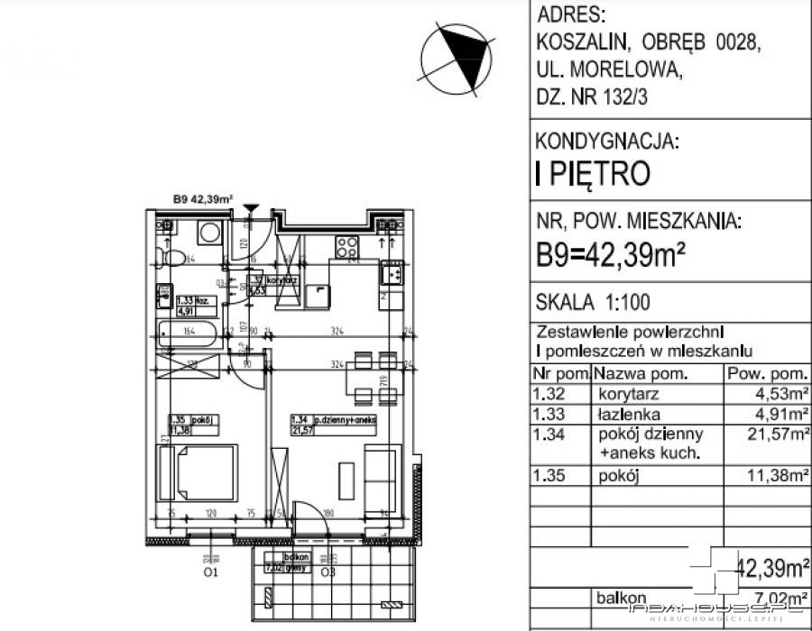 Mieszkanie, 2 pok., 42 m2, Koszalin Rokosowo (2)