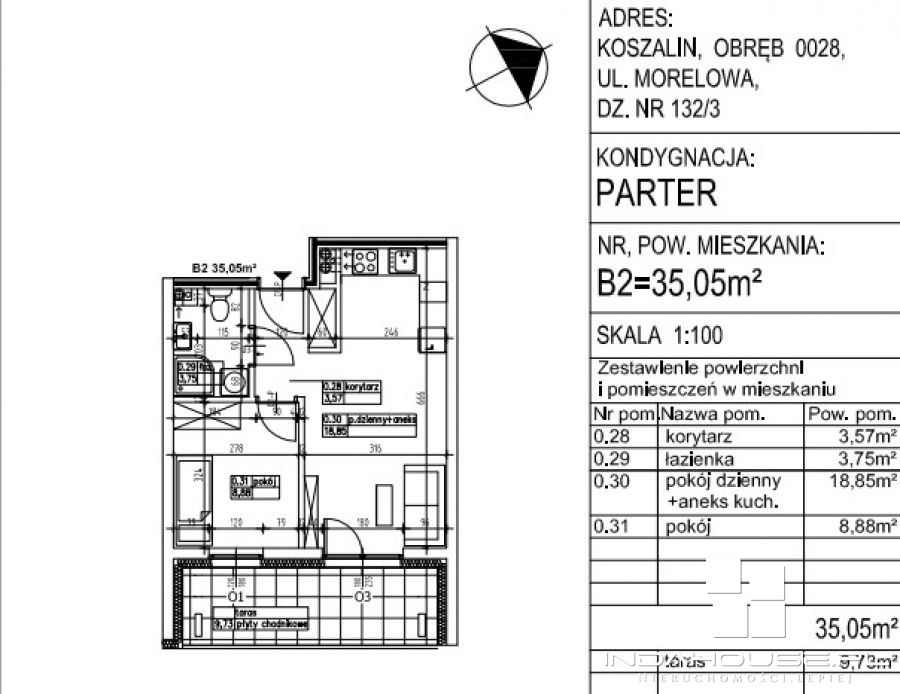 Nowe mieszkanie 2 pokojowe. Parter. Taras. Winda.. (2)