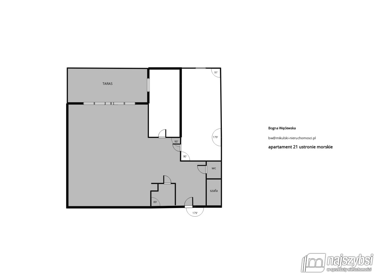 Mieszkanie, 3 pok., 70 m2, Ustronie Morskie  (2)