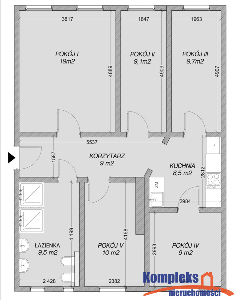 Do wynajęcia mieszkanie 5 pok. Centrum-3500zł (17)