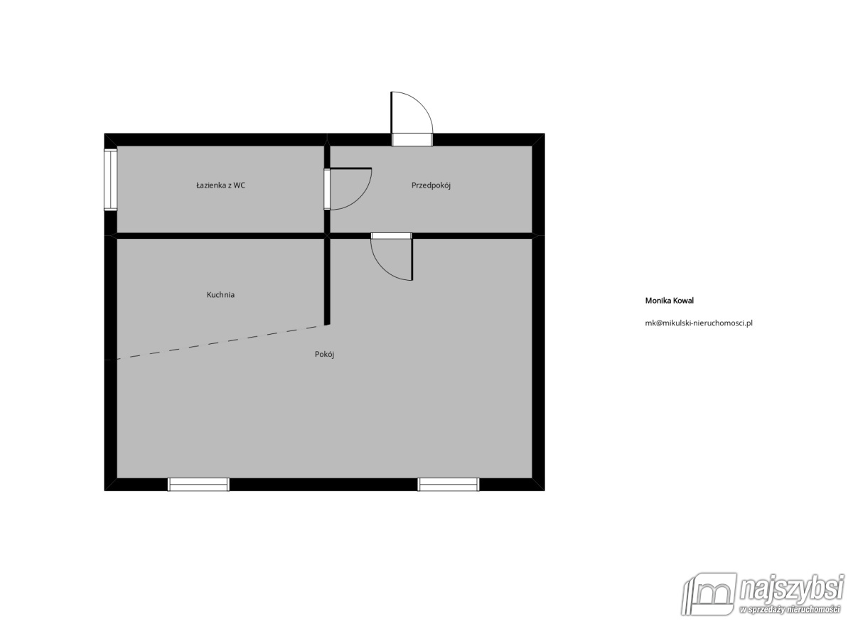 Mieszkanie, 1 pok., 33 m2, Połczyn Zdrój Centrum (13)