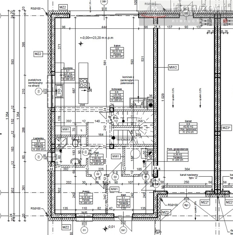 Duży bliźniak na Gumieńcach, działka 460m2 (5)