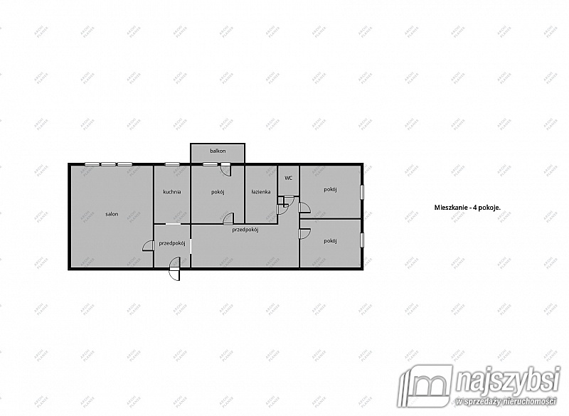 Mieszkanie, 4 pok., 74 m2, Świnoujście Zachodnie (18)