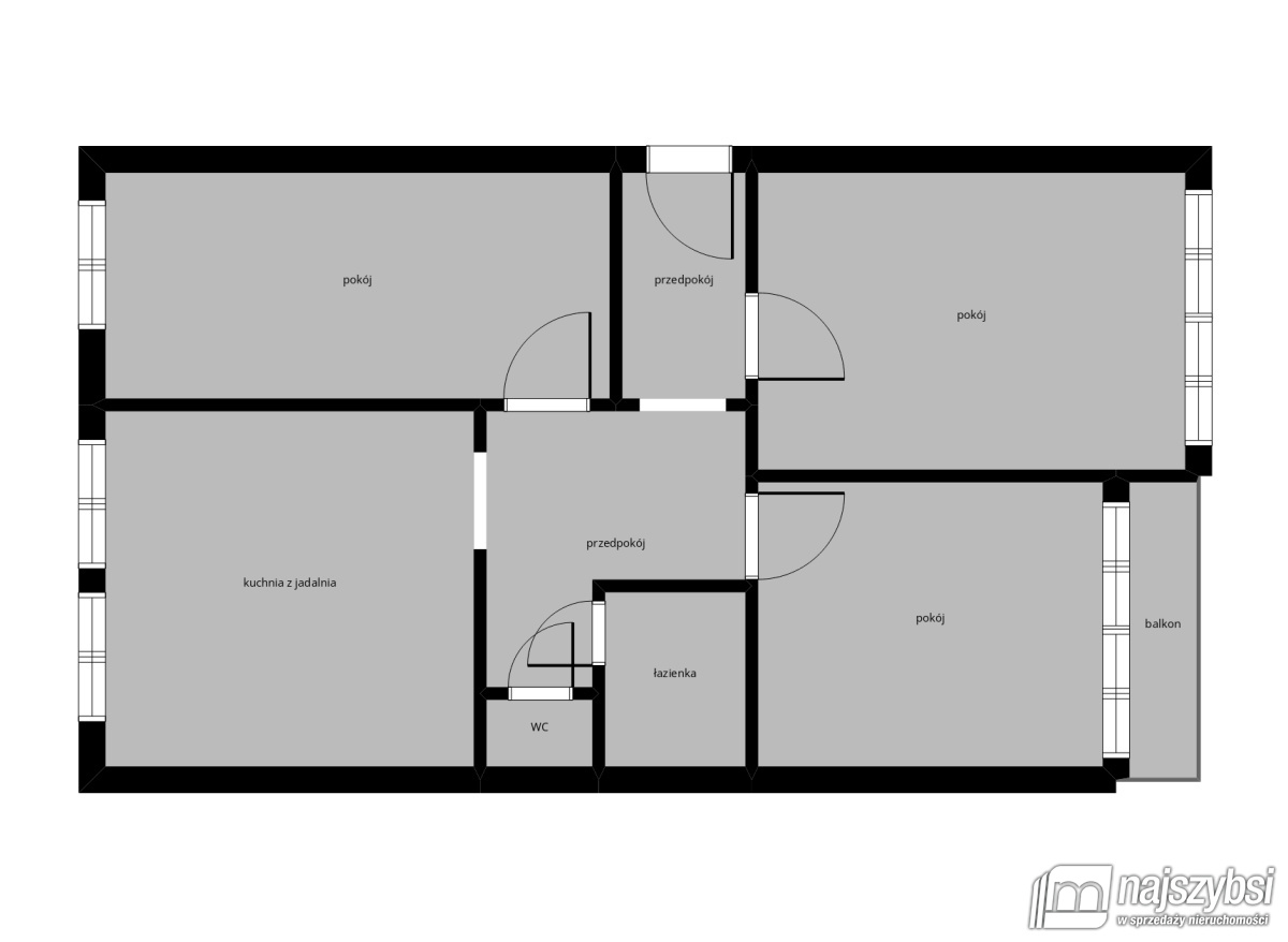 Mieszkanie, 3 pok., 78 m2, Stargard Zachód (19)