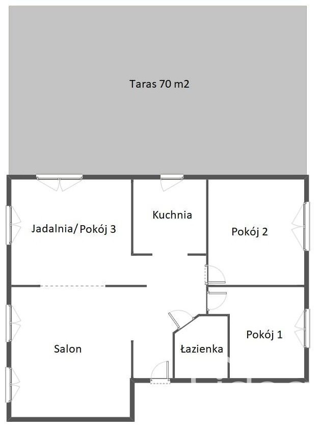 Bezrzecze, 3/4 pokoje, 70m2+70m2,duży taras, garaż (13)