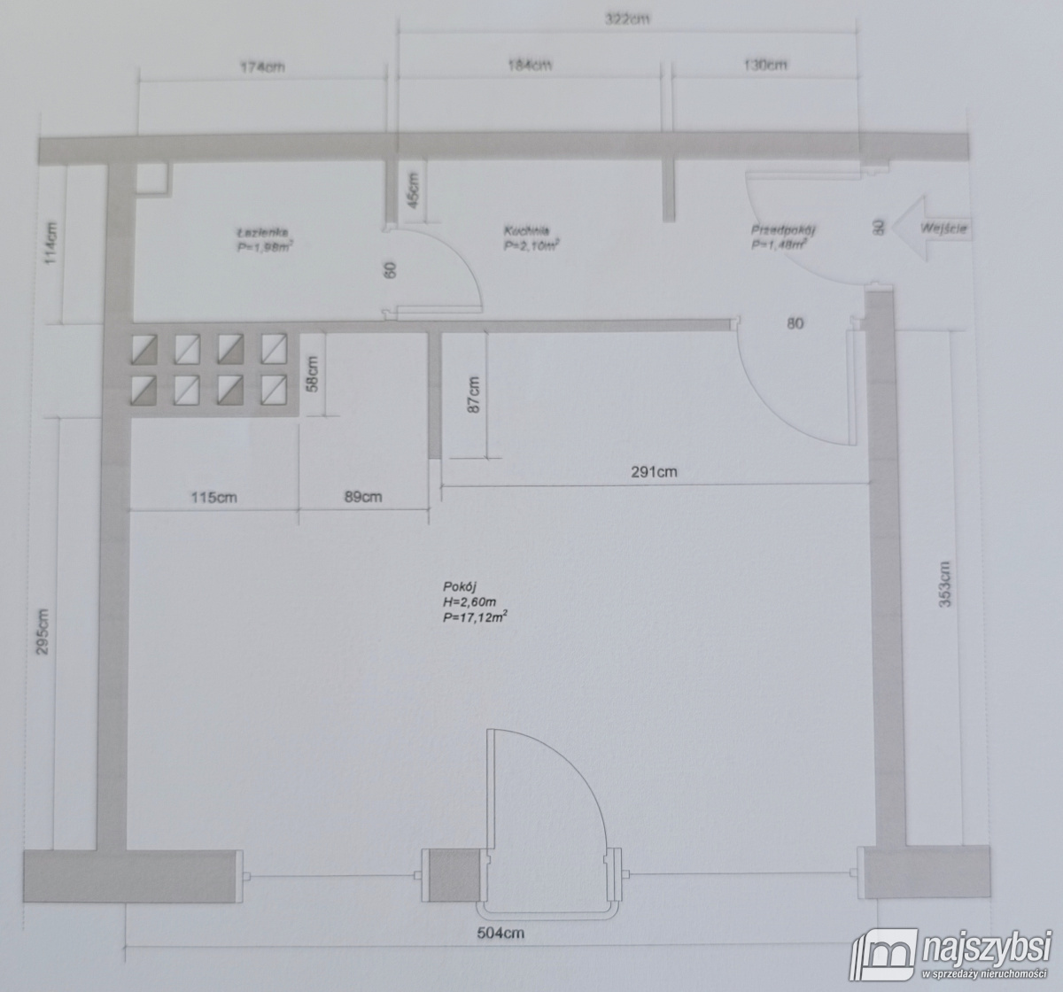 Mieszkanie, 1 pok., 24 m2, Stargard Stare Miasto (15)