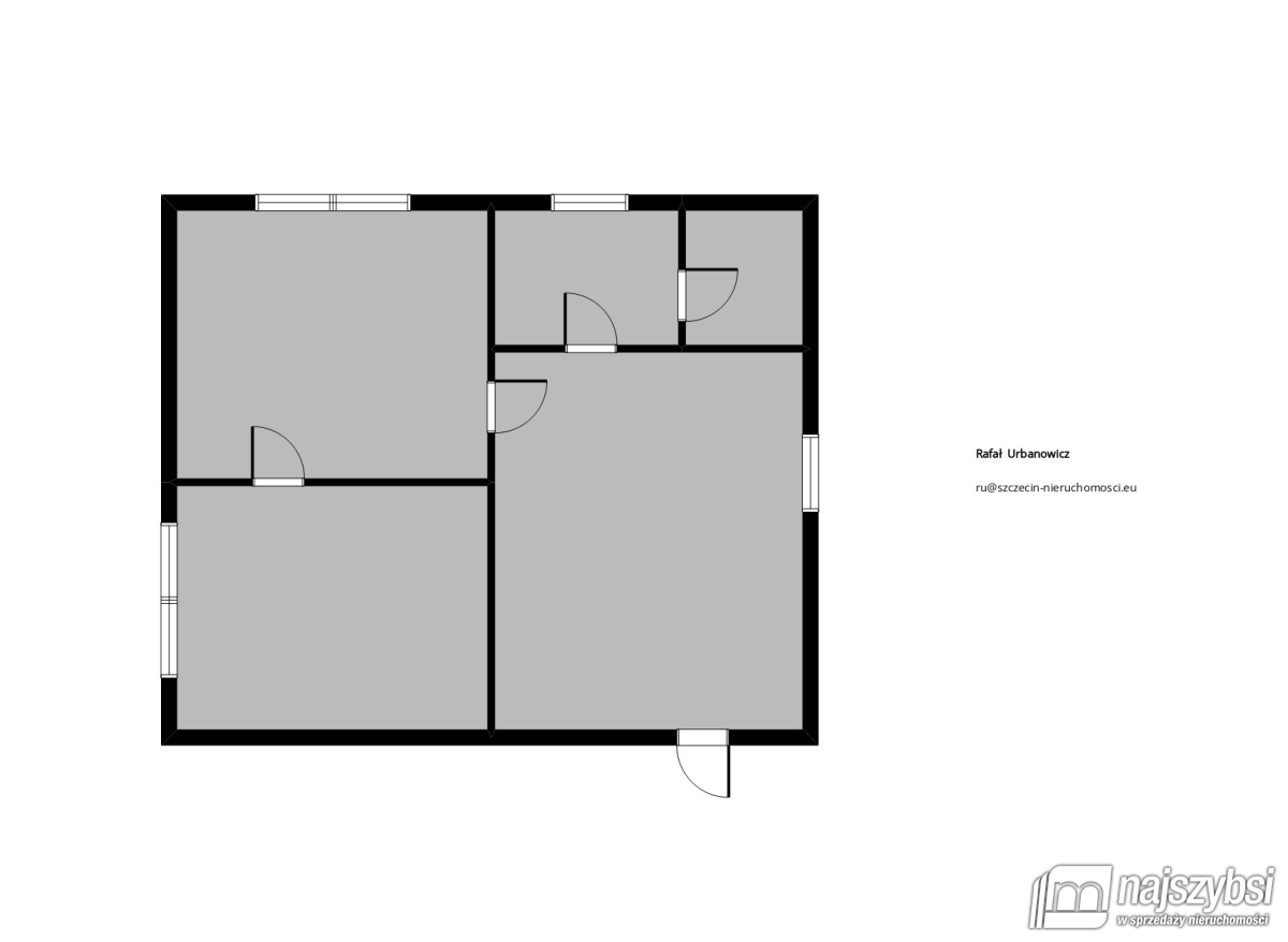 Mieszkanie, 2 pok., 49 m2, Gryfino  (21)