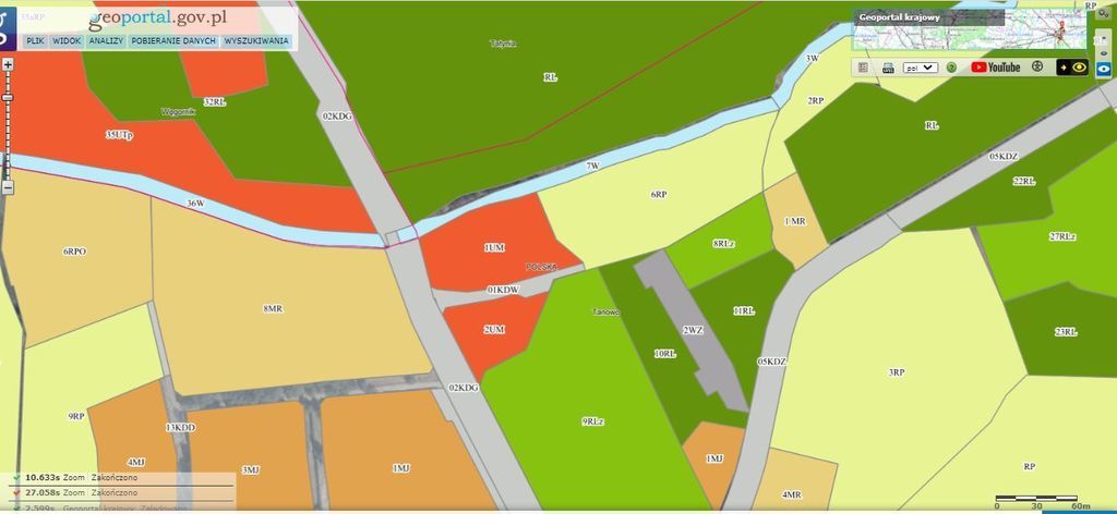 Działka,Tanowo,gm.Police,3166m2,plan-usługi. (18)