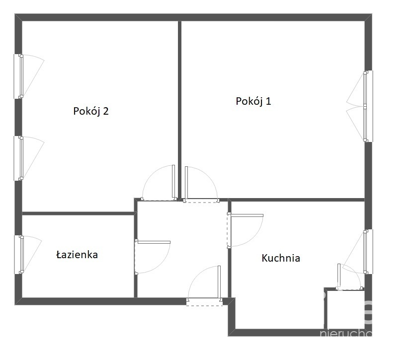 Bezczynszowe 2/3 pokoje+ogród+25m2 piwnicy (9)