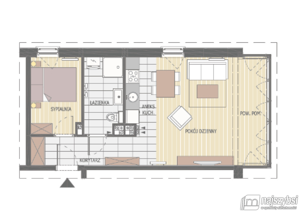 Mieszkanie, 2 pok., 48 m2, Dziwnów Dziwnów (9)