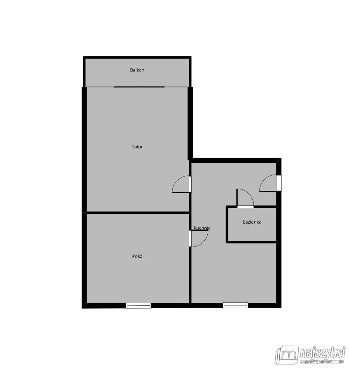 Mieszkanie, 2 pok., 44 m2, Goleniów Centrum Miasta (16)