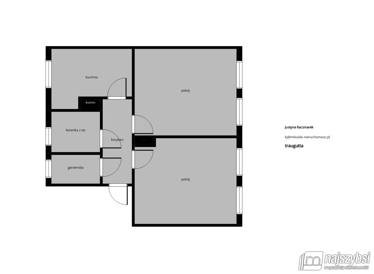 Mieszkanie, 2 pok., 54 m2, Lipiany  (12)