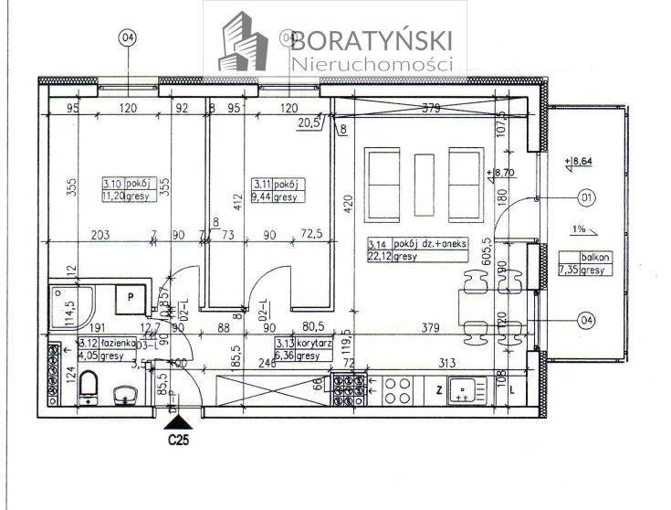 Mieszkanie, 3 pok., 53 m2, Koszalin  (6)