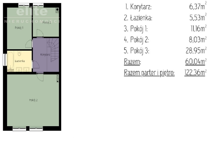 Dołuje, 5 pokoi, 122 m2, pompa ciepła (2)