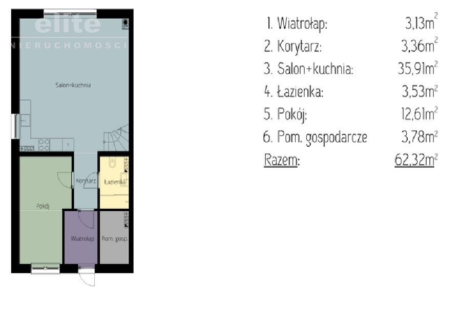 Dołuje, 5 pokoi, 122 m2, pompa ciepła (3)