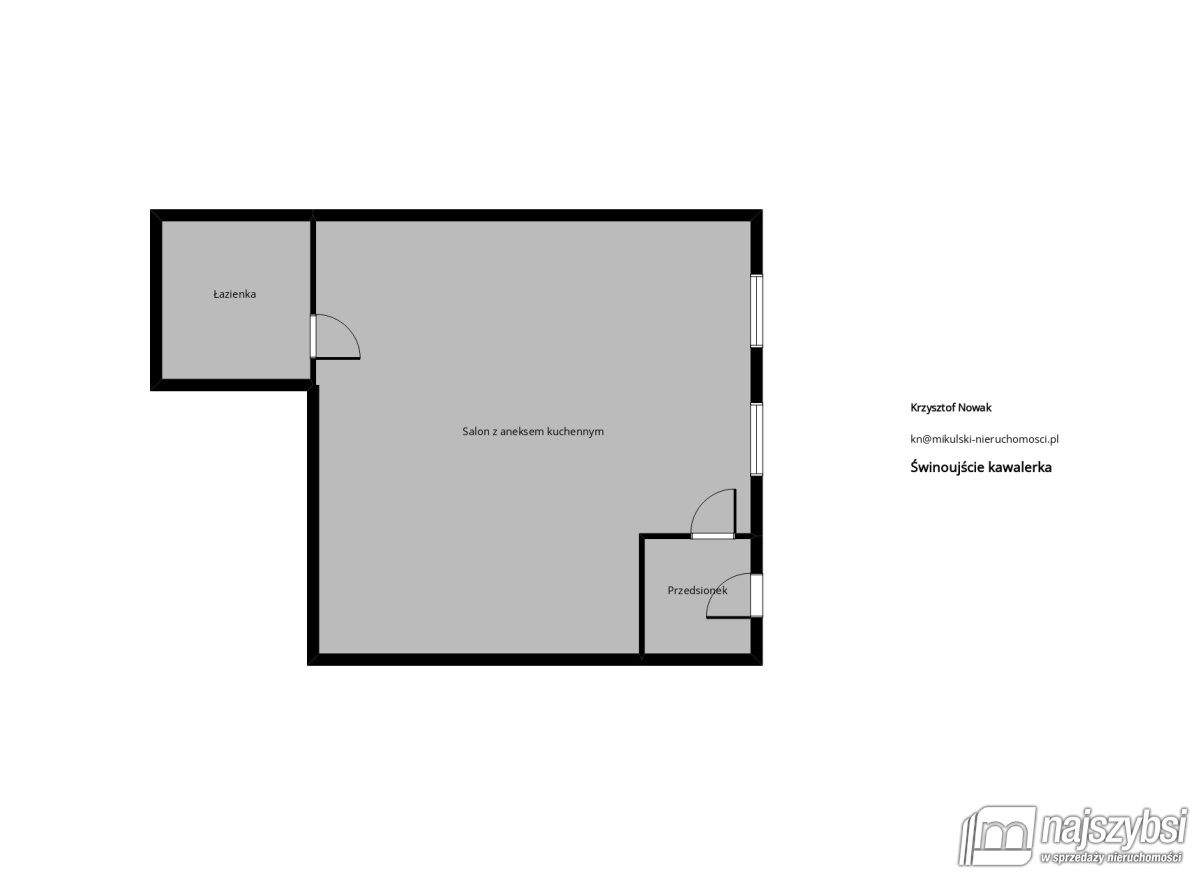 Mieszkanie, 1 pok., 29 m2, Świnoujście  (13)