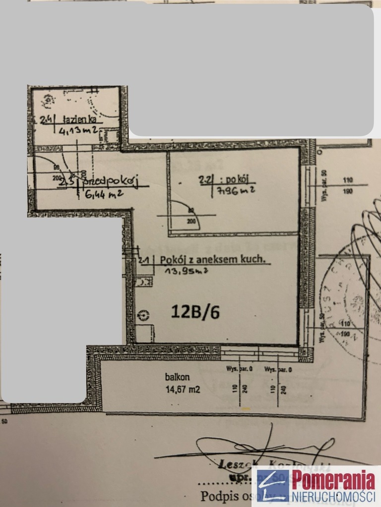 Pobierowo apartament 32,5m, 2 pokoje taras 14m (21)