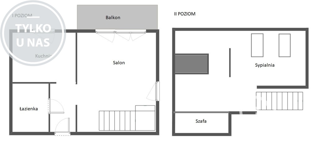 Kijewo, 2 poziomy, słoneczne mieszkanie z balkonem (15)