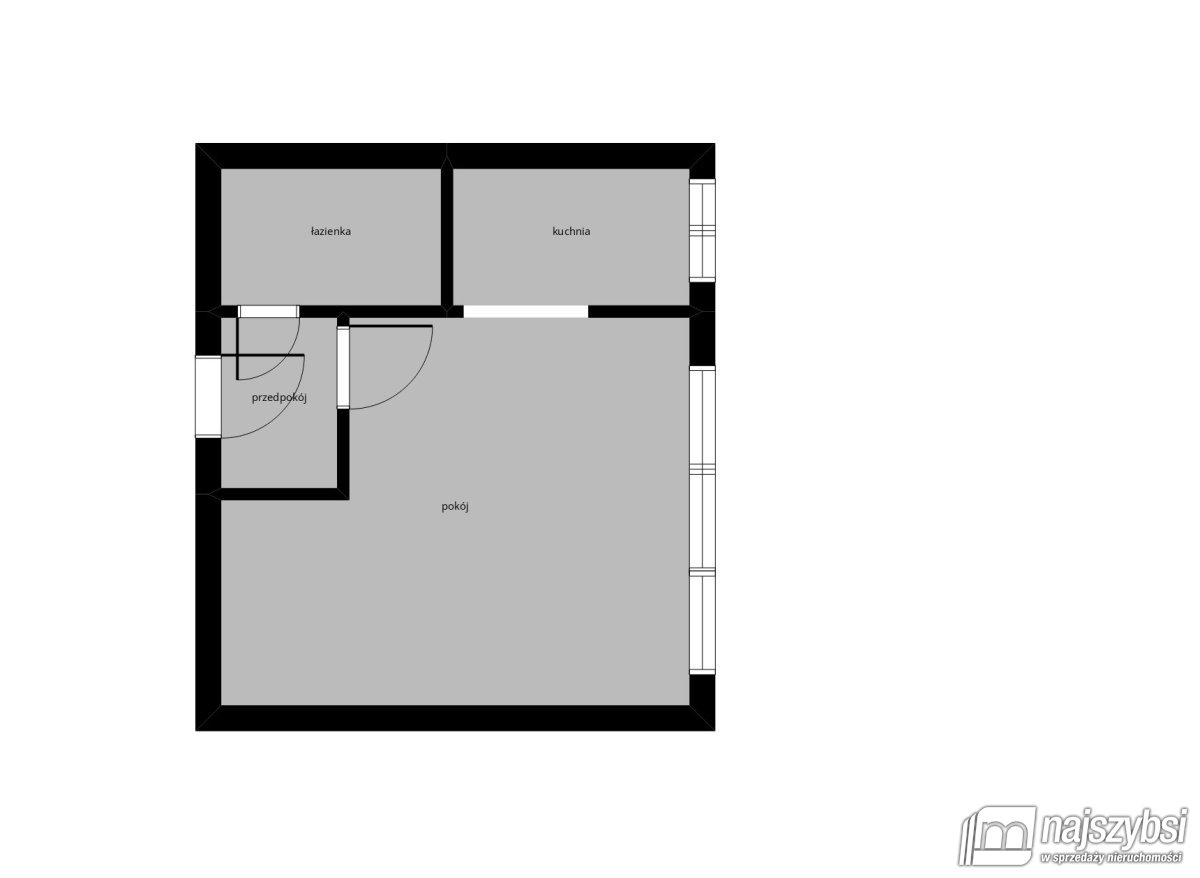 Mieszkanie, 1 pok., 27 m2, Stargard  (8)