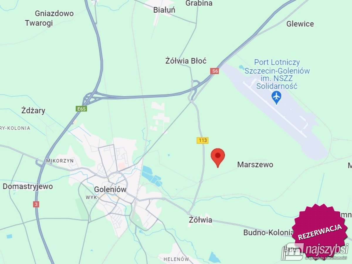 Goleniów- Marszewo- działka 974 m2 z WZ (19)