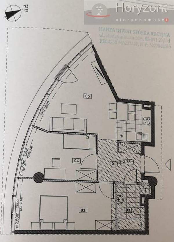 Hanza Tower Komfortowe 3pok. 63m2 Centrum (18)