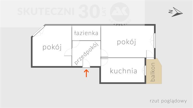 Mieszkanie, 2 pok., 53 m2, Koszalin Centrum Handlowe, Przedszkole, Szkoła Podstawowa, (2)