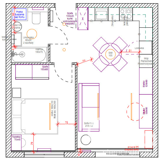 Żelechowo, Mieszkanie 39,81m², balkon, winda (4)