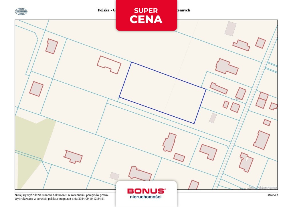 Działka budowlana | 3003m² | Dołuje (5)