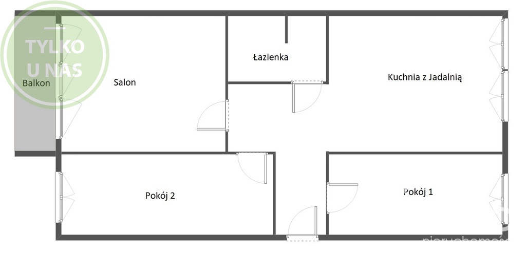 3/4 pokoje z balkonem, os. Zawadzkiego (12)