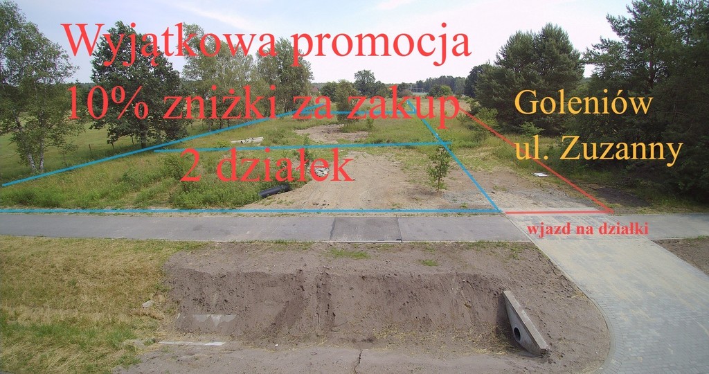 Działki w Goleniowie pod zabudowę - 10% (1)