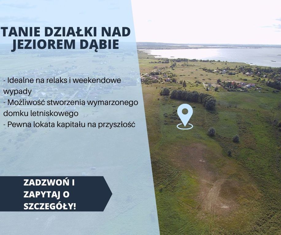 Tanie działki nad Jeziorem Dąbie. (1)