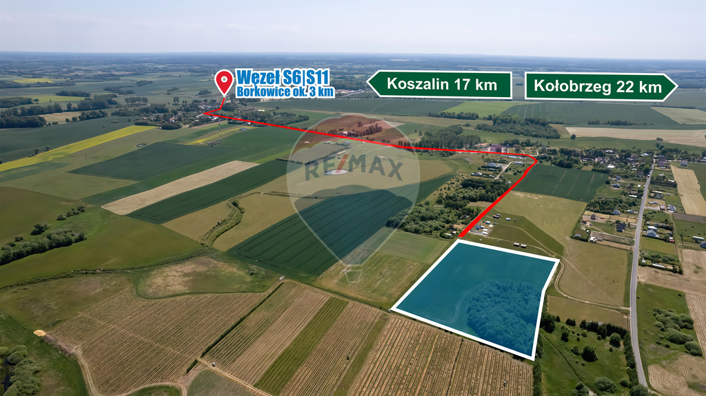 Działka rolno-budowlana 3 km od Bałtyku!!! (4)