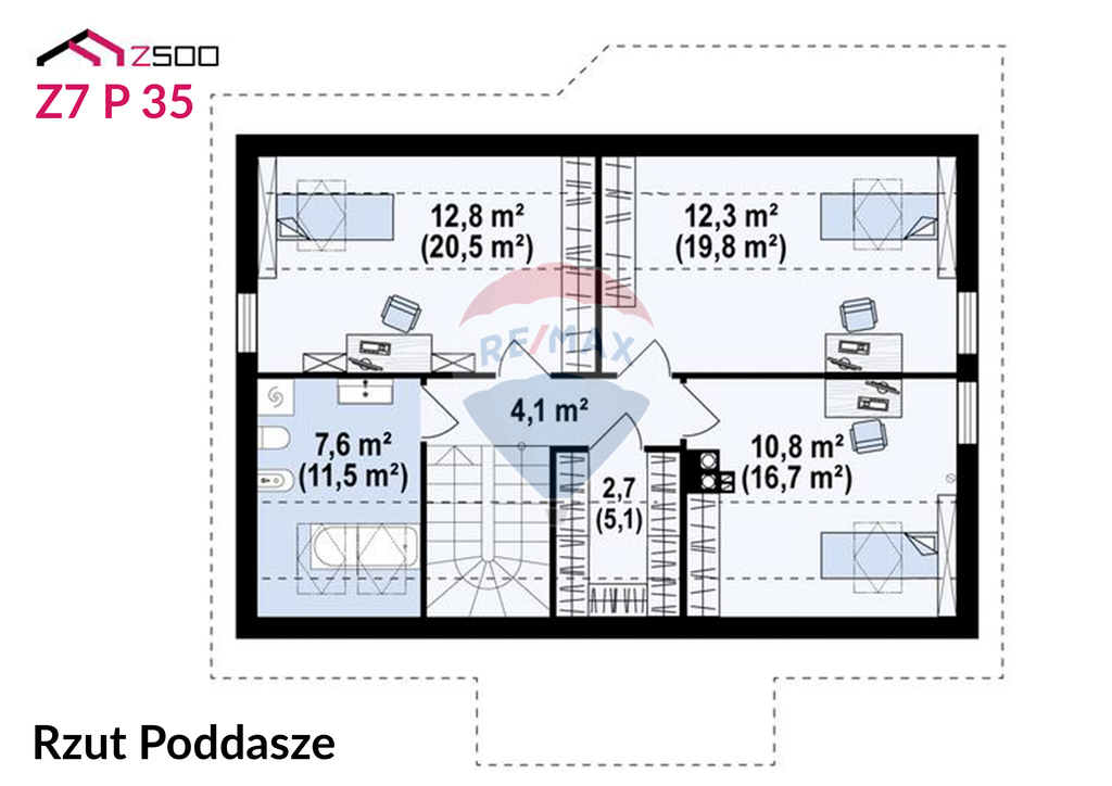 Działka z pozwoleniem na budowę, Stare Bielice !!! (11)