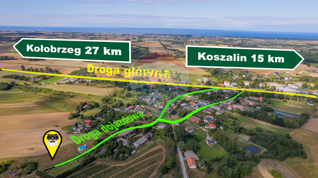 Działka z pozwoleniem na budowę - 6 km od morza! (9)