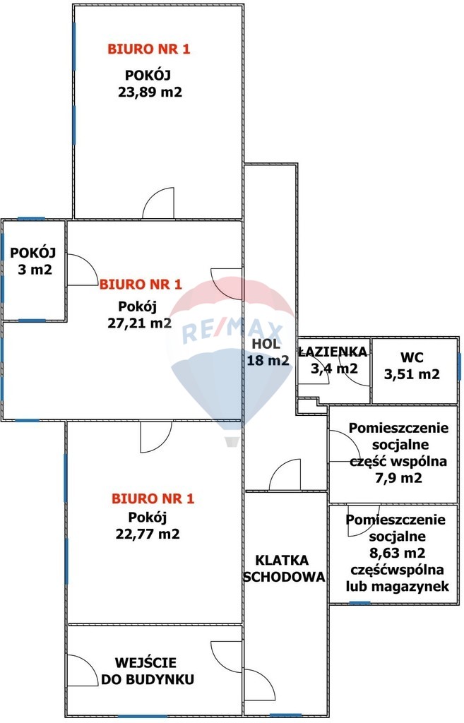 Komfortowe biuro na parterze - pow. 77,11 m2! (4)