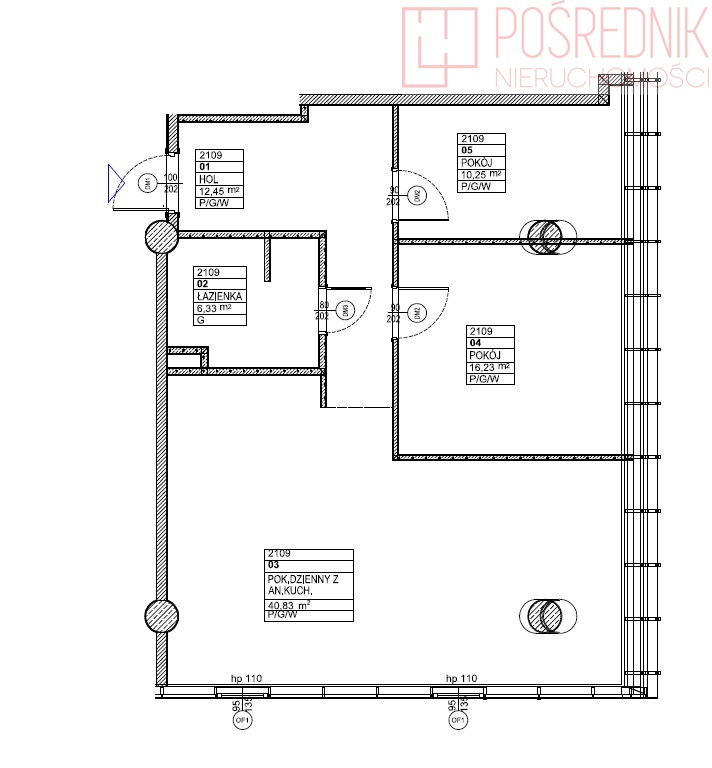 Apartament 86m² w Hanza Tower, 21. piętro (16)